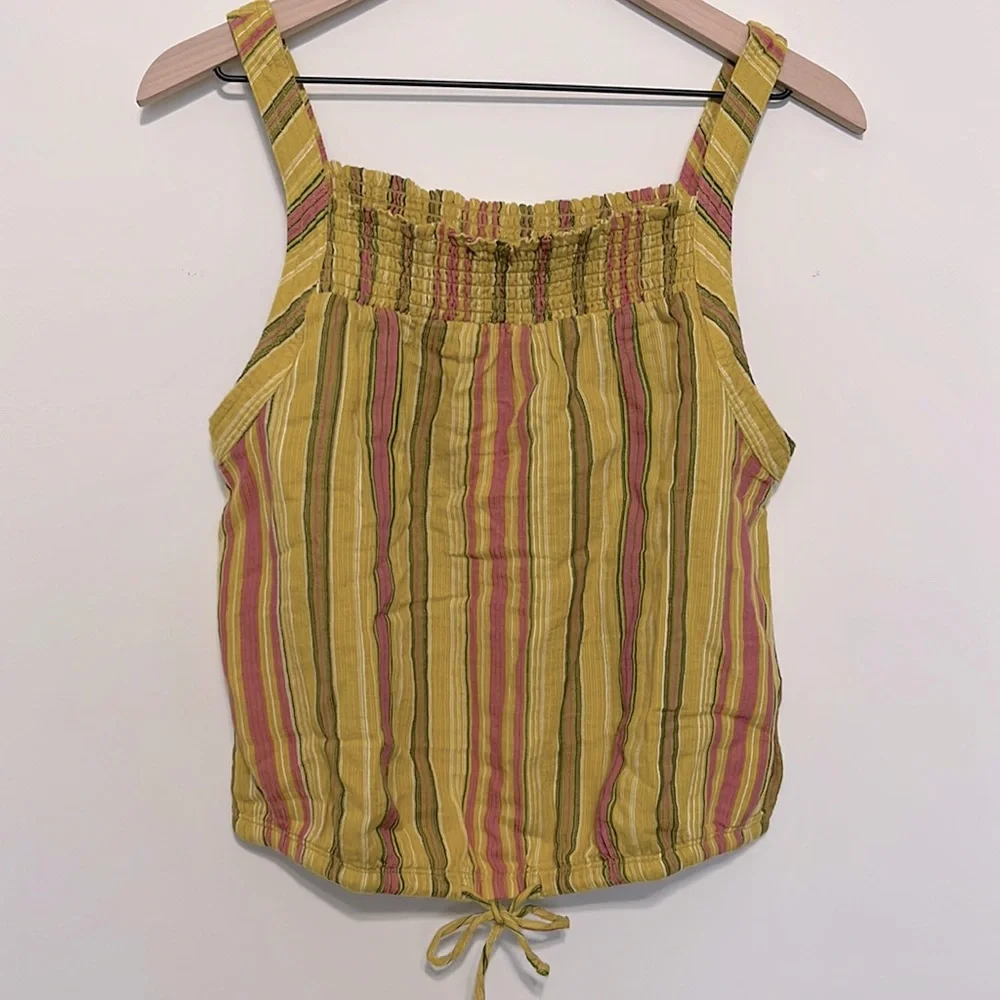 Prana Leapfrog Stripe Little Palm Organic Cotton Cami - Picture 3 of 11